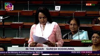 Smt. Hema Malini on the Demands for Grants of the Ministry of Civil Aviation .