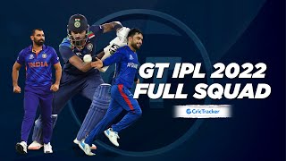 IPL 2022: Gujarat Titans Full Squad Going Into The Upcoming Season Led By Hardik Pandya