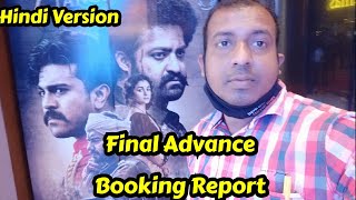 RRR Movie Final Advance Booking Report Hindi Dubbed Version, Second Best Highest Booking In Hindi
