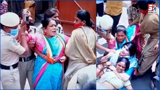 BJP Office Par Chappal leke Maarney Pahonche Congress Ke Women Leaders | Nampally | SACH NEWS |