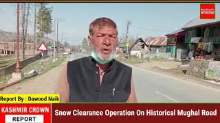 Snow Clearance Operation On Historical Mughal Road