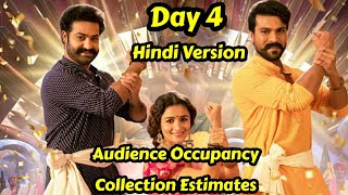 RRR Movie Audience Occupancy And Collection Estimates Day 4 In Hindi Dubbed Version