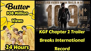 KGF Chapter 2 Trailer Breaks Butter Song Views Record In 24 Hours,Rocky Ne International Record Toda