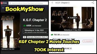 KGF Chapter 2 Movie Touches 600K To 700K Interest On Bookmyshow In Just 1 Day, Craze For Rocky Bhai