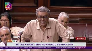 Shri Swapan Dasgupta on the Appropriation Bill, 2022 & The Finance Bill, 2022 in Rajya Sabha.