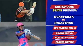 Sunrisers Hyderabad vs Rajasthan Royals - 5th Match of IPL 2022, Predicted XIs & Stats Preview