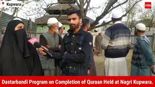 Dastarbandi Program on Completion of Quraan Held at Nagri Kupwara.