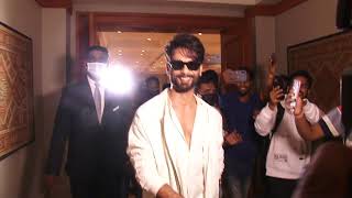 UNCUT: Shahid Kapoor Spotted Promoting Jersey At JW Marriott