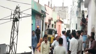 Tower Lagane Par Basti Mein Hua Hungama | Hyderabad Hassan Nagar | SACH NEWS |