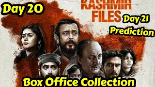 The Kashmir Files Movie Box Office Collection Day 20, The Kashmir Files Prediction Day 21