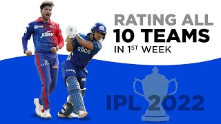 IPL 2022: Rating all 10 teams from first week of action