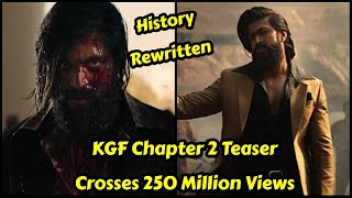 KGF Chapter 2 Teaser Crosses 250 Million Views In 449 Days