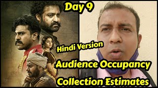 RRR Movie Audience Occupancy And Collection Estimates Day 9 In Hindi Version