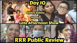 RRR Movie Public Review Day 10 Hindi Version At Gaiety Galaxy Theatre In Mumbai