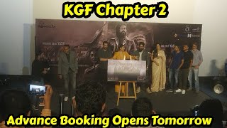 KGF Chapter 2 Movie Advance Booking Officially Opened From Tomorrow