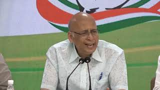 LIVE: Congress Party Briefing by Dr. Abhishek M. Singhvi at Congress HQ.