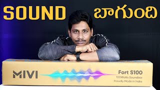 MIVI Fort S100 Soundbar unboxing || Best soundbar Under 5000