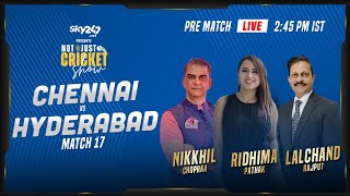 Indian T20 League: Match 17: Chennai vs Hyderabad - Pre-Match Live Show Not Just Cricket