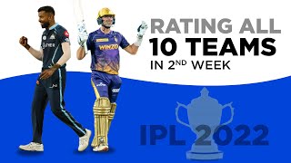 IPL 2022: Team ratings based on performances in second week of the tournament