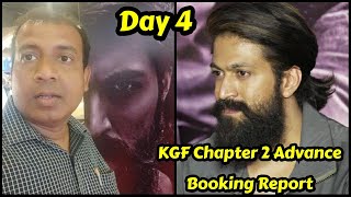 KGF Chapter 2 Movie Advance Booking Report Day 4