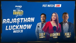 Indian T20 League, Match 20, Rajasthan vs Lucknow - Post-Match Live Show 'Not Just Cricket'