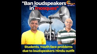Hindu outfit seeks ban on loudspeakers in mosques. Students face problems due to loudspeakers: HJS
