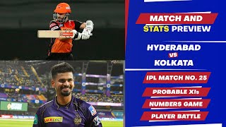 Sunrisers Hyderabad vs Kolkata Knight Riders - 25th Match of IPL 2022, Predicted XIs & Stats Preview