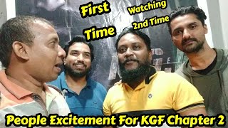 People Are Excited To Watch KGF Chapter 2 First And Second Time In A Row In Bengaluru