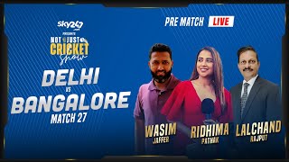 Indian T20 League, Match 27, Delhi vs Bangalore - Pre-Match Live Show 'Not Just Cricket'