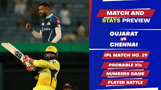 Gujarat Titans vs Chennai Super Kings - 29th Match of IPL 2022, Predicted XIs & Stats Preview