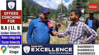 Exclusive interaction with Additional director tourism pahalgam.
