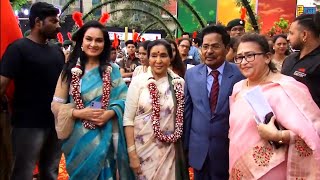 Singer Asha Bhosle & Padmini Kolhapure At NSE & SVB 60th Jubilee Celebration