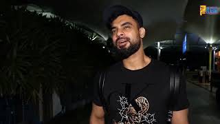 Actor Tovino Thomas Spotted At Mumbai Airport Talk About Thallumaala Film