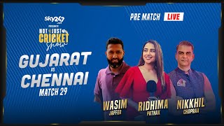 Indian T20 League, Match 29, Gujarat vs Chennai - Pre-Match Live Show 'Not Just Cricket'