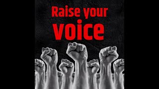 Raise your voice, let LOVE defeat the HATERS....