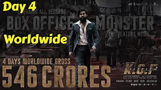 KGF Chapter 2 Movie Crosses 546 Crores Worldwide In 4 Days
