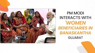 PM Modi Interacts With Women Beneficiaries in Banaskantha Gujarat l PMO