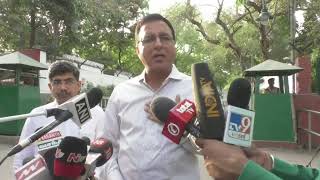 Shri Randeep Singh Surjewala addresses the media