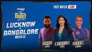Indian T20 League: Match 31: Lucknow vs Bangalore - Post-Match Live Show Not Just Cricket