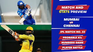 Mumbai Indians vs Chennai Super Kings - 33rd Match of IPL 2022, Predicted XIs & Stats Preview