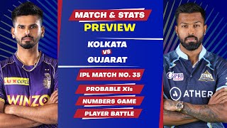 Kolkata Knight Riders vs Gujarat Titans - 35th Match of IPL 2022, Predicted XIs & Stats Preview