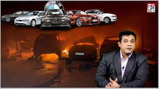 Luxury Cars Jalkar Hue Tabha | #Mercedes #BMW #Audi | Rajender Nagar | SACH NEWS |