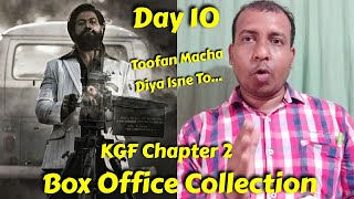 KGF Chapter 2 Box Office Collection Day 10 In Hindi Version