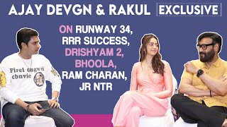 RUNWAY 34 | Ajay Devgn And Rakul Preet Singh Exclusive Interview | Drishyam 2 | RRR Success