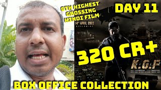 KGF Chapter 2 Box Office Collection Day 11 In Hindi Version