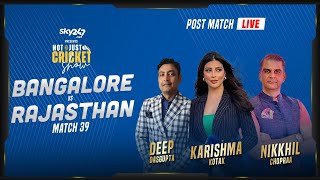 Indian T20 League, Match 39, Bangalore vs Rajasthan - Post-Match Live Show 'Not Just Cricket'
