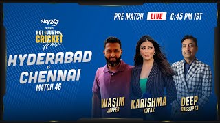 Indian T20 League, Match 46, Hyderabad vs Chennai - Pre-Match Live Show 'Not Just Cricket'