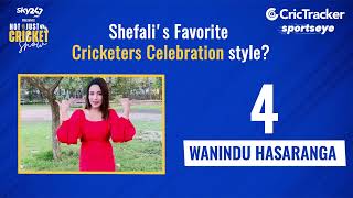 Shefali Bagga names her top five favorite celebration styles of cricketers