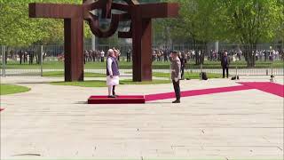 PM Shri Narendra Modi receives ceremonial welcome in Berlin, Germany