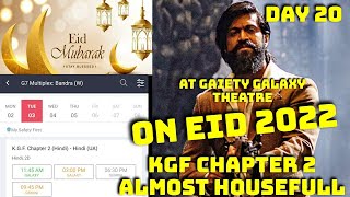 KGF Chapter 2 Almost Housefull At Gaiety Galaxy Theatre On Day 20 On EID Day